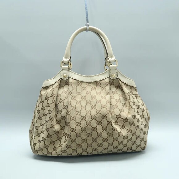 GUCCI Brown Leather Tote Bag 195-122024 - Picture 2 of 12